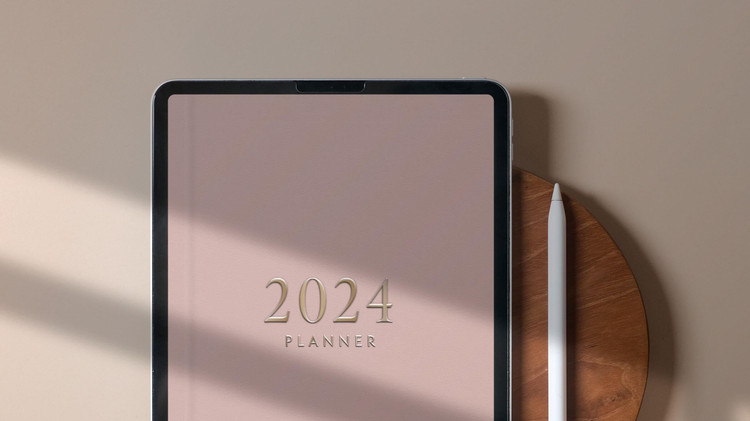 Plan A Productive 2024 8 Digital Printable Planners For The New Year   Pretty Boss Designs 2024 Digital Planner.webp