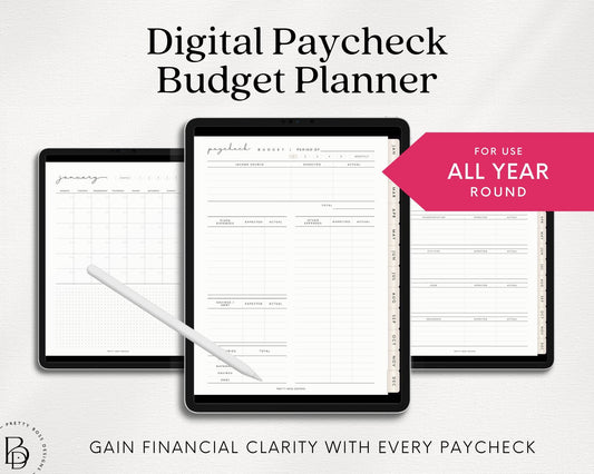 Digital Paycheck Budget Planner